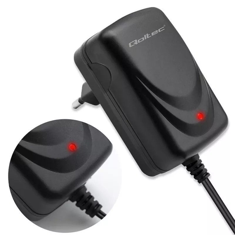 Battery charger QOLTEC Charger for AGM GEL STD 12V 1.5A