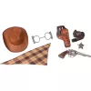 Toy cowboy set Pulio model 155880/0 with hat — Gonher accessory