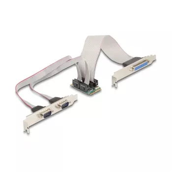 DeLOCK 95277 Internal Parallel RS-232 Mini PCI Express Adapter Green