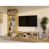 MALWA 140 TV cabinet, artisan oak/cashmere
