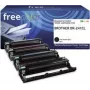 freecolor Toner Brother DR-241CL Drum Kit BK/C/M/Y 15000 Sei remanufactured - remanufactured - compatible (K15725F7)