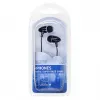 In-ear wired headphones VAKOSS LT-437EX, binaural, 3.5 mm, 1 m cable, 32 Ω, 20–20000 Hz, closed, black