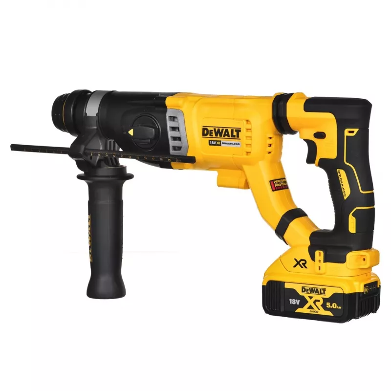 18V XR Brushless Rotary Hammer 1x5.0Ah Battery; 3j; 28mm