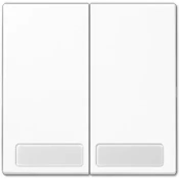 Switch/Wireless faceplate cover Jung LS 995 NA WW — white, compatible with 505 U/509 U/505 TU/509 TU/535 U/539 U/532-4 U, IP44
