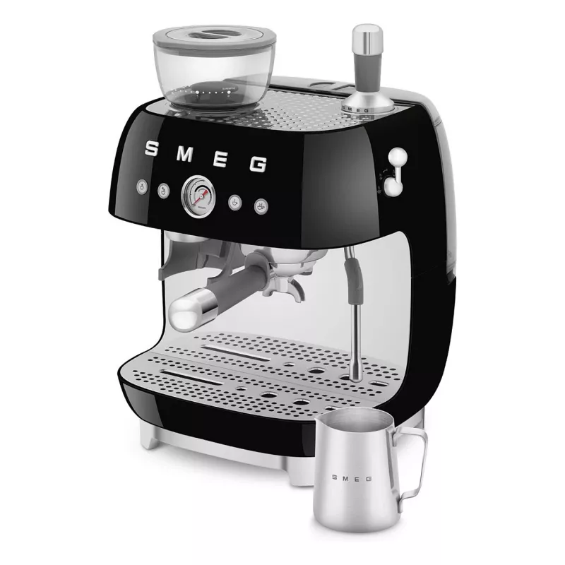 SMEG EGF03BLEU Espresso Machine. Kaffeevollautomat 50s Style. black