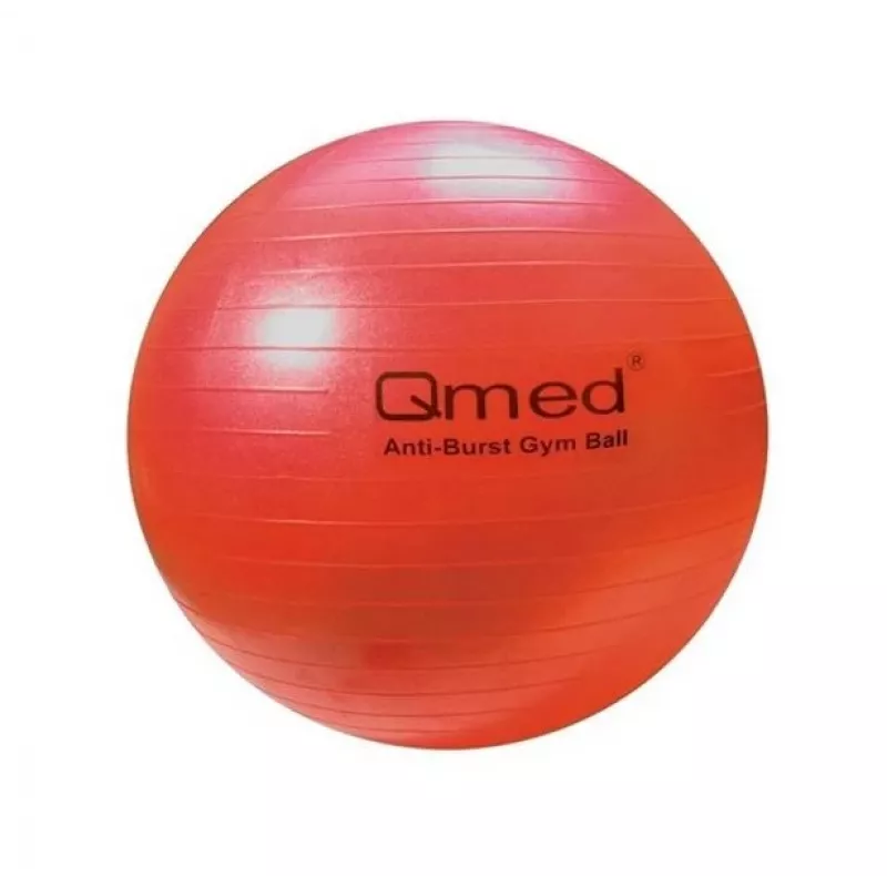 Rehabilitation exercise ball MDH DRQM3A0MA002P 55 cm, red, ABS, inflatable, with pump, max load 150 kg