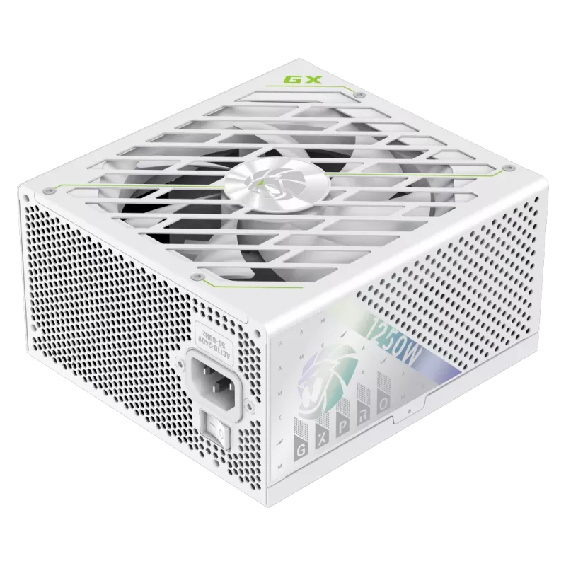 Gamemax Power Supply, 80 PLUS, Gold | GX PRO 1250G WH | 1250 W