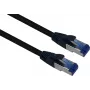 Helos - Patch-Cable - RJ-45 (M) to RJ-45 (M) - 50 m - SFTP - CAT 6a - outdoors, Snagless - Black