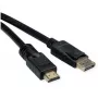 Video Cable Adapter ROLINE 11.04.5776 7.5m HDMI Type A DisplayPort Black