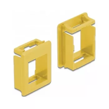Mounting kit DELOCK 86765, yellow plastic, accessory kit for device installation