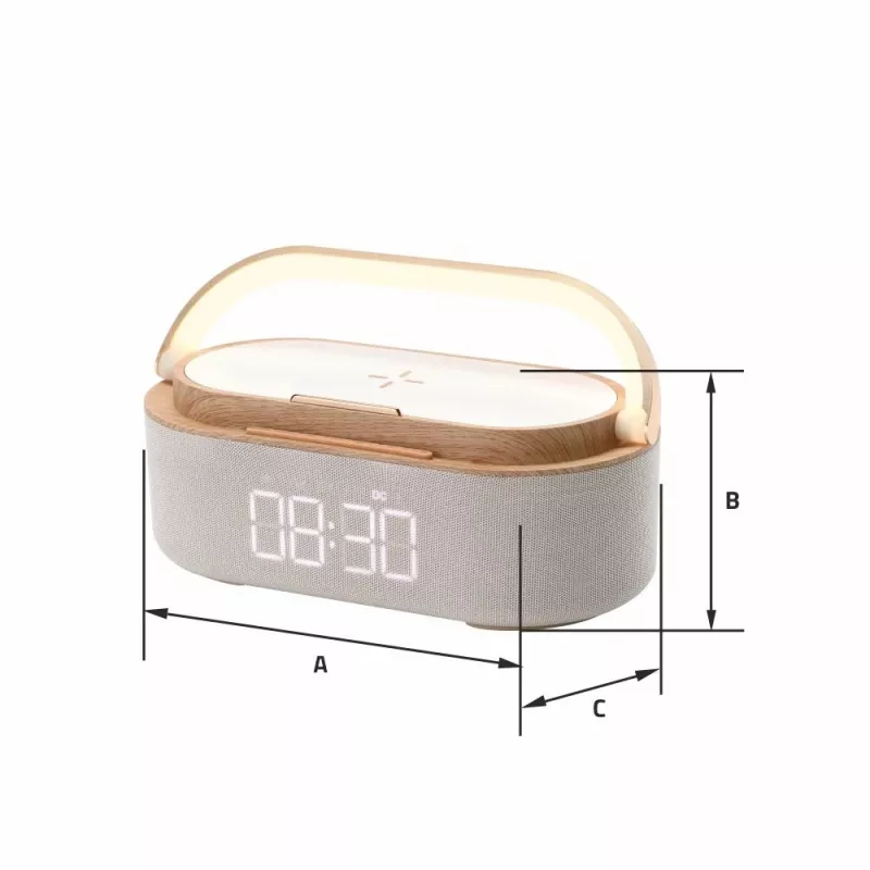 Digital clock radio MANTA RDI920 Verona with FM tuner and alarm clock