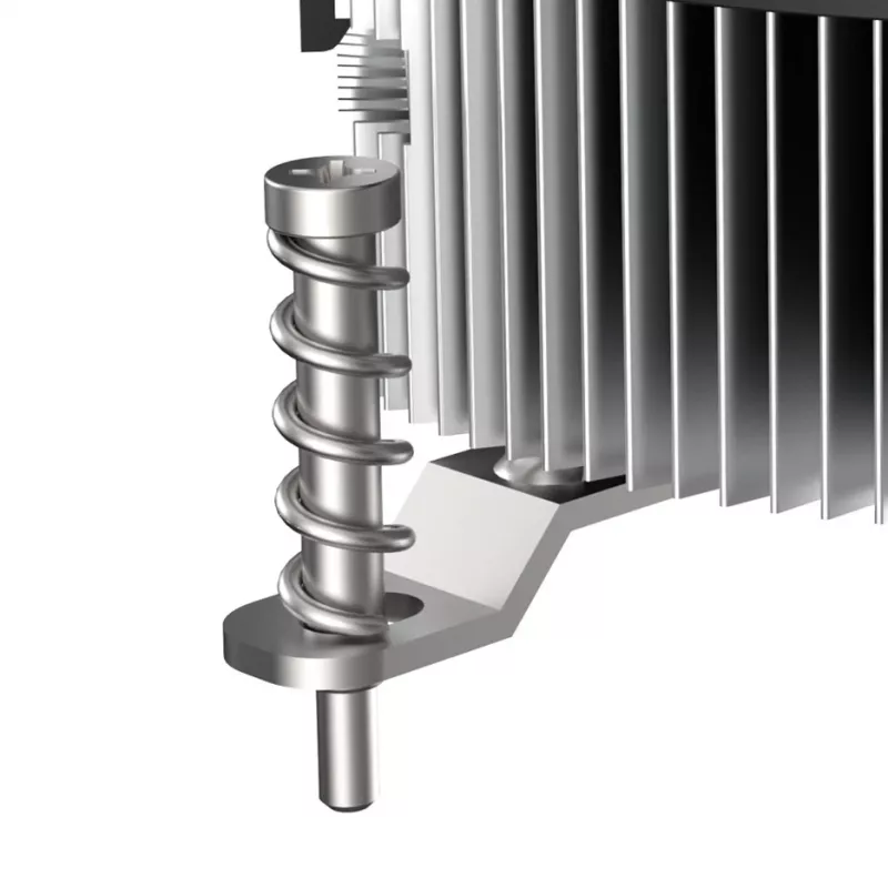 Akasa AK-CC6607EP01 Low Profile CPU Cooler - Socket LGA 1700, 64,5 mm Height (AK-CC6607EP01)