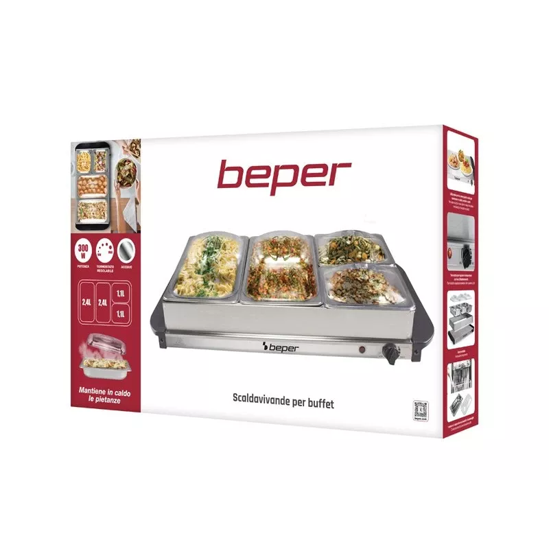 Cooktop Beper P101TEM002, 2 cooking zones, touch control
