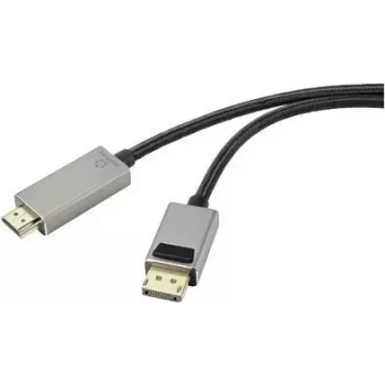 RF-4995158 DisplayPort Cable[1x Plug - 1x HDMI-Plug] Black (RF-4995158)