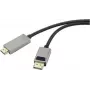 RF-4995158 DisplayPort Cable[1x Plug - 1x HDMI-Plug] Black (RF-4995158)