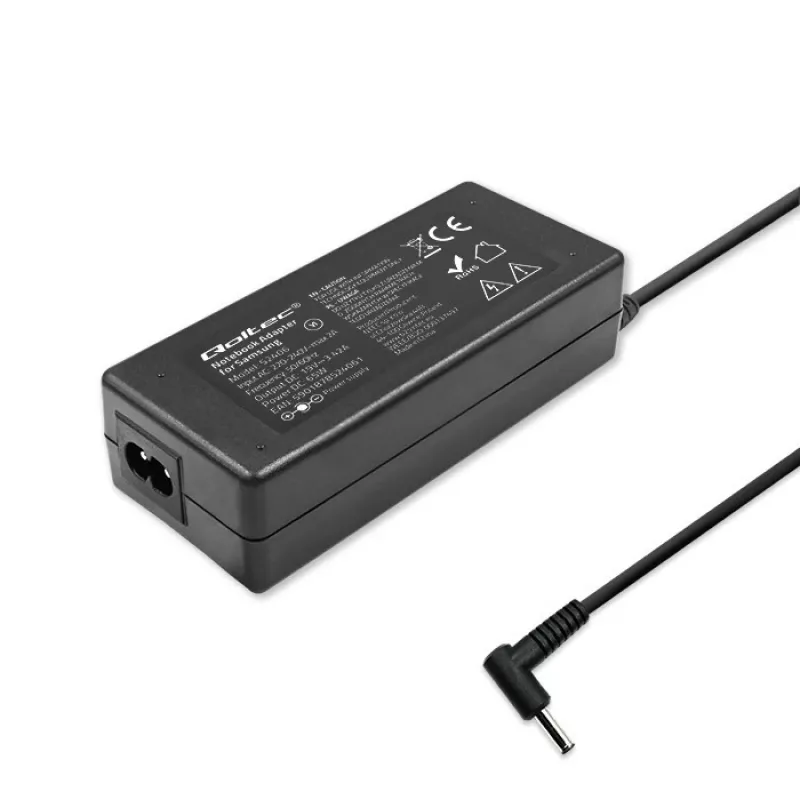 Power adapter QOLTEC 65W 19V 3.42A for laptops and compatible devices