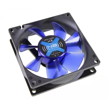 Fan Noiseblocker BlackSilentFan X2 8 cm 1800 RPM 45 m³/h Black