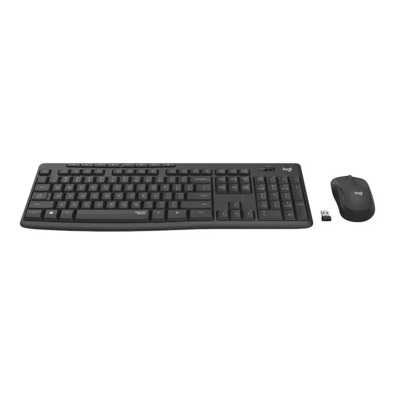 MK295 Silent Wireless Combo Graphite UK Intnl