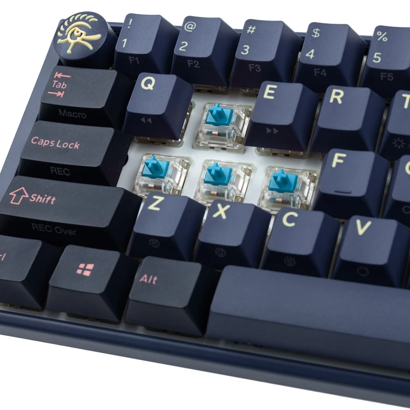 Ducky One 3 Cosmic Blue Mini Gaming Keyboard, RGB LED - MX-Blue (US)