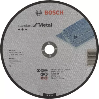 Cutting disc Bosch A 30 S BF Flat centre Cast iron Non-ferrous metal Steel