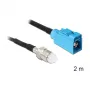 Coaxial Cable DeLOCK 88630 2 m FME FAKRA Z Black
