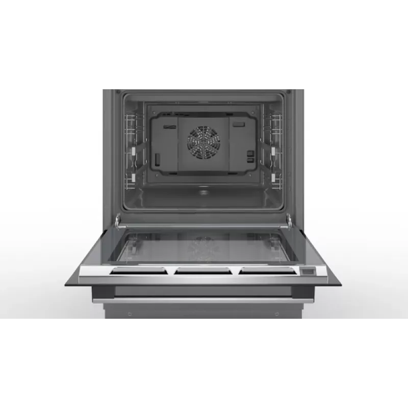 Bosch Cooker HLS79Y351U Series 6 Hob type Induction, Oven type Electric, Stainless Steel, Width 60 cm, Grilling, LCD, 63 L, Depth 60 cm