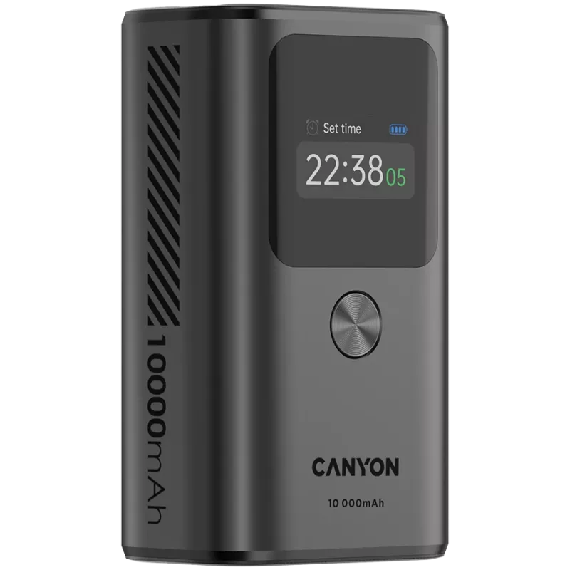 Portable Power Bank CANYON OnPower 130 TFT 10000 mAh