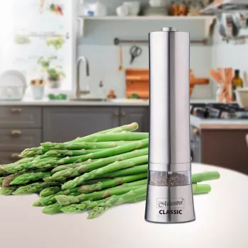 Electric spice grinder Maestro MR-1722 200W stainless steel, battery countertop mill with ceramic burr