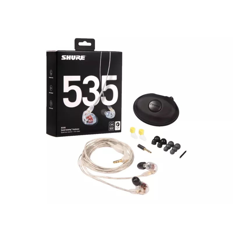 Shure SE535 Headset Wired In-ear Stage/Studio Transparent