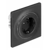 Electrical socket outlet Type F Fibaro FGWOF-011-8, 1 socket, 110–230 V, 50/60 Hz, black
