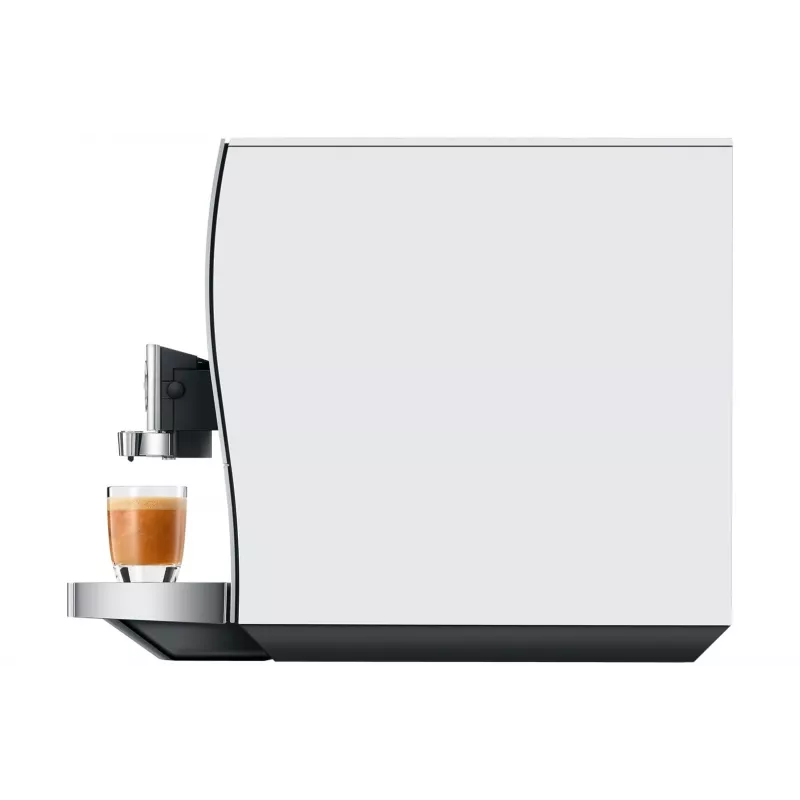 Fully‑automatic espresso machine JURA Z10 (EB) — 2.4 L water tank, built‑in grinder, 1450 W, aluminium/white