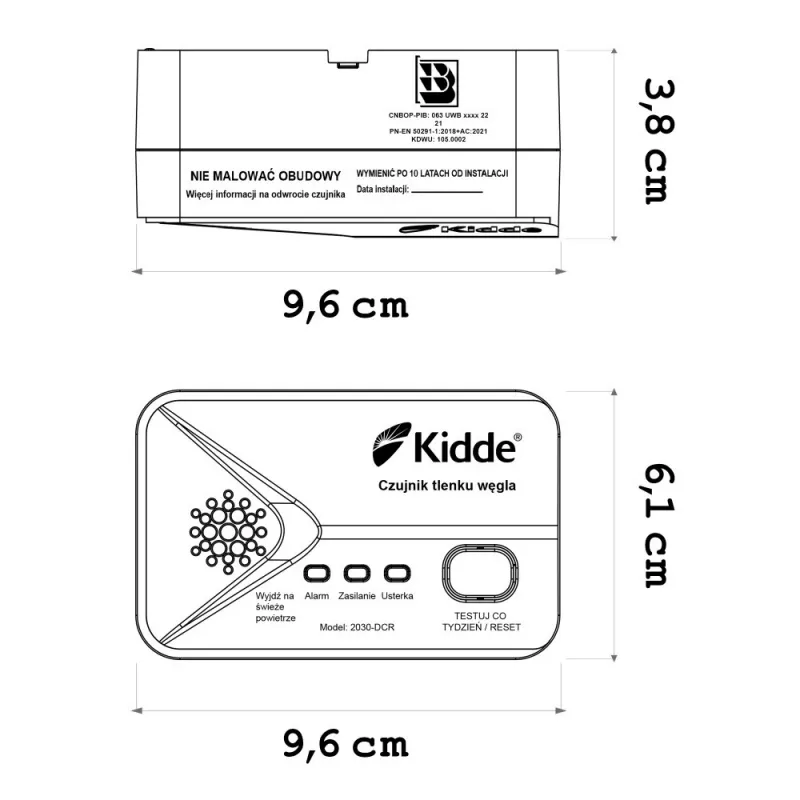 Kidde Carbon Monoxide Detector 2030-DCR