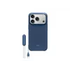 Protective Kickstand Case for iPhone 17 Pro by Apple Beats — MagSafe, Camera Control, fits 6.3 inch screen, Bedrock Blue (Pink)