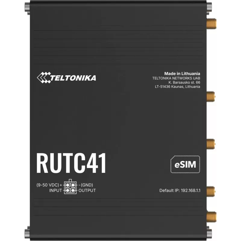 Router TELTONIKA RUTC41 4G LTE EDGE, industrial mobile router RUTC41000000