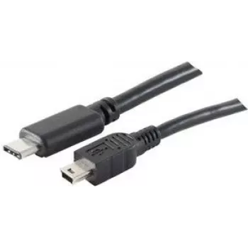 USB cable ShiverPeaks BS77144-3.0 3m USB C Mini-USB B Black
