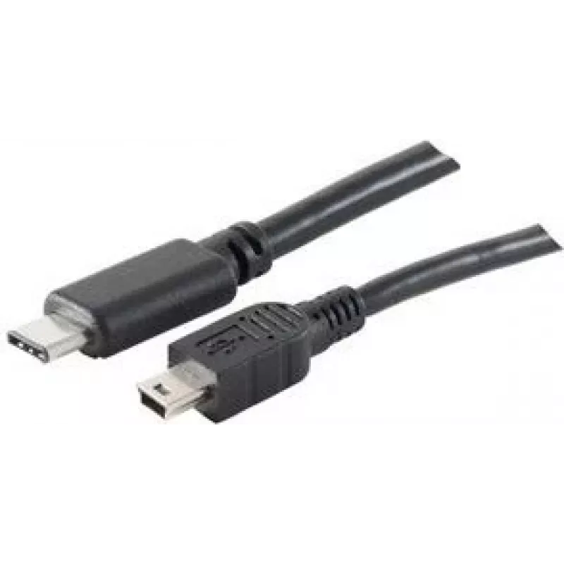 USB cable ShiverPeaks BS77144-3.0 3m USB C Mini-USB B Black