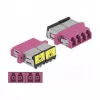Optical Fiber Coupler DeLOCK 86906 LC Quad female to LC Quad female Multi-mode violet