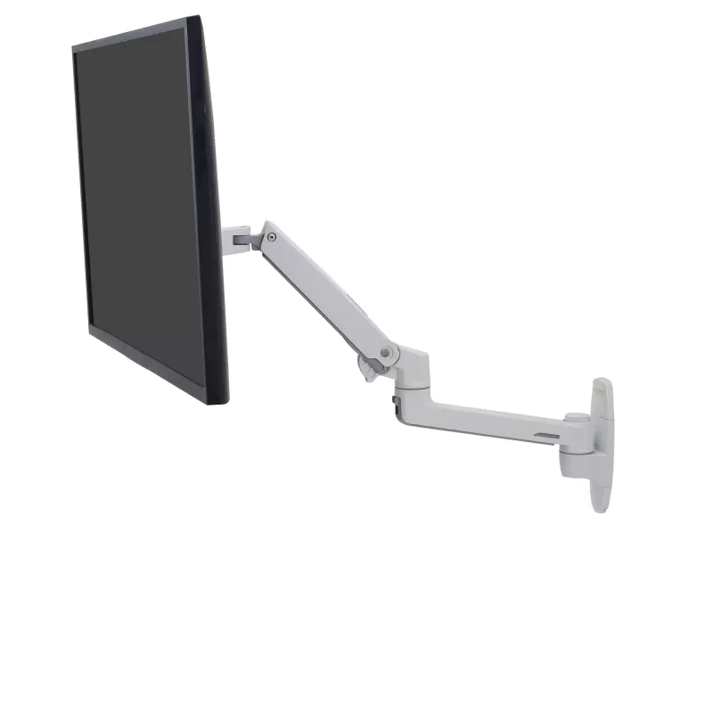 Ergotron LX Series Wall Monitor Arm White 11.3 kg Capacity 20-34 inch