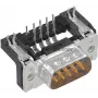 Harting D-SUB Pin Header 90 ° Number of Poles: 15 Soldering 09 66 262 6811 1 pc(s) (09 66 262 6811)