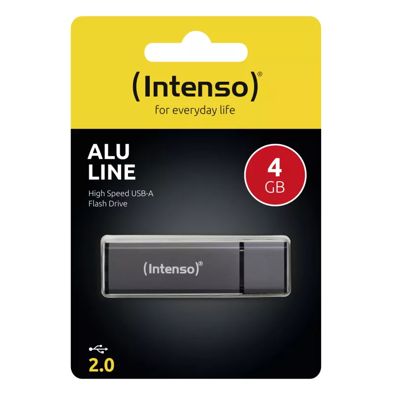 MEMORY DRIVE FLASH USB2 4GB/BLACK 3521451 INTENSO