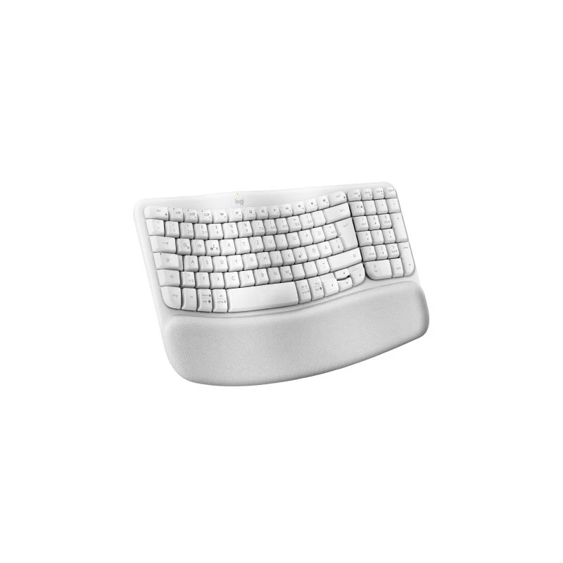 Logitech Wave Keys Keyboard Office RF Wireless Bluetooth QWERTZ German White