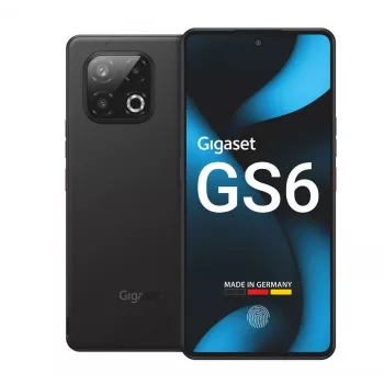 Gigaset GS6 5G Smartphone 8GB/128GB 6,67 OLED 120Hz 64MP Triple Camera Android 15 Black