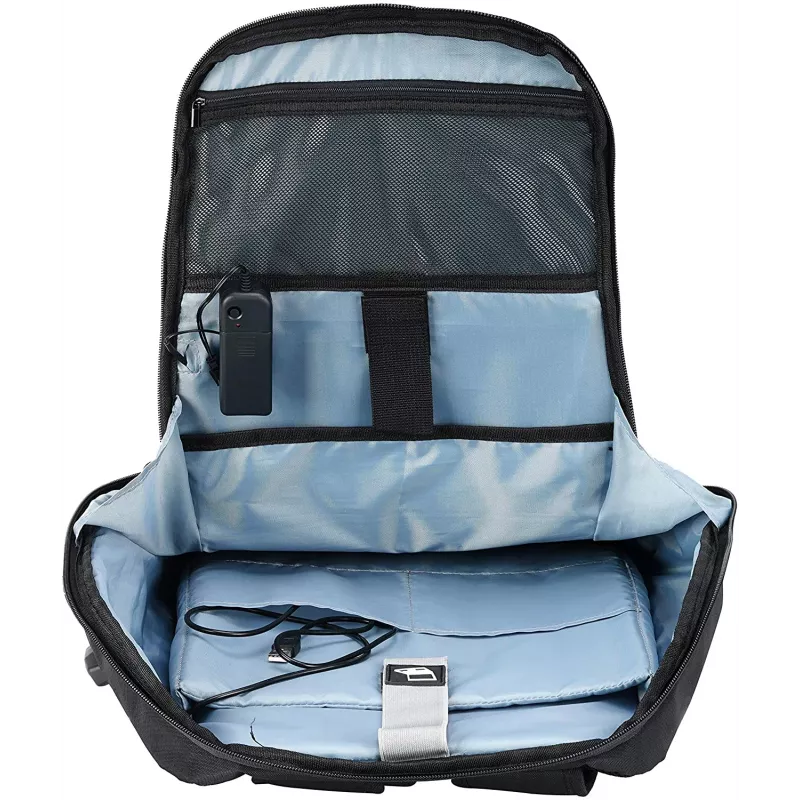 Notebook backpack Tellur TLL611282 with USB port and illuminated strip, black