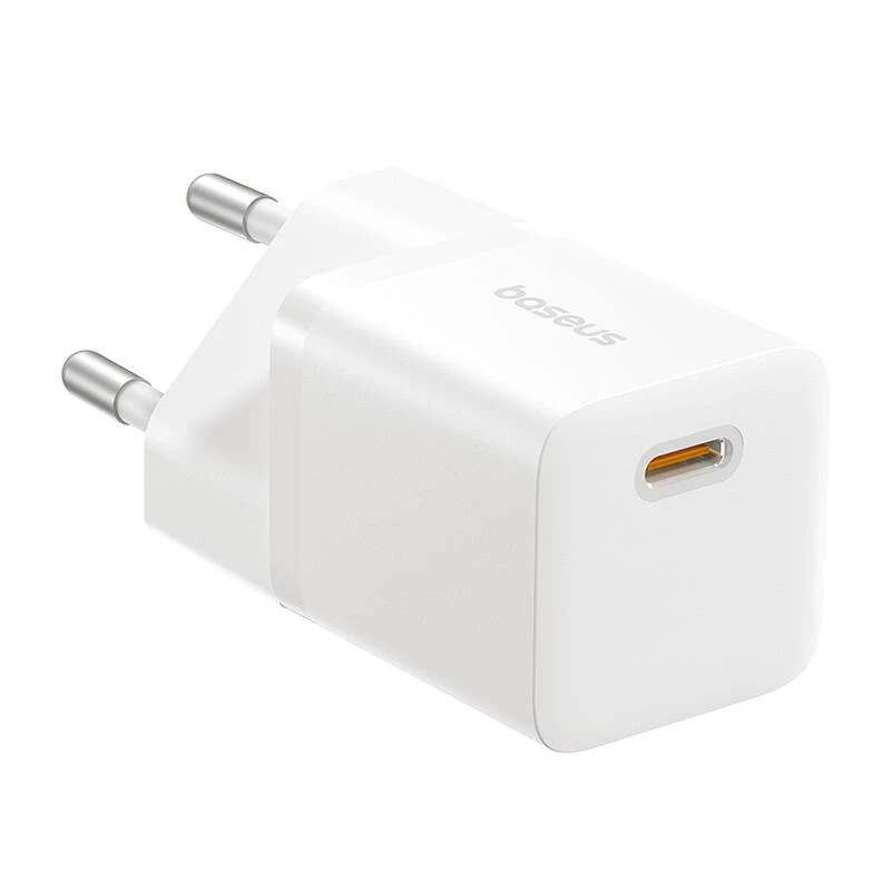 Baseus P10110909213-00 USB-C GaN5 mini 25W mains charger White