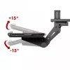 Maclean under-desk keyboard holder, adjustable, max. 5kg, black, MC-156 B