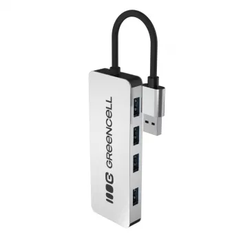 USB hub Green Cell HUB-GC-A4A — 4-port USB-A 3.0 hub