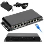 Extralink PoE Switch KRATOS 7x Gigabit PoE, 1x Uplink RJ45, Power Supply 24V 2.5A, 60W