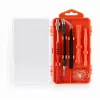 Manual screwdriver set GEMBIRD TK-SD-07 — 90-piece combination screwdrivers and bits, magnetic tips, red carrying case