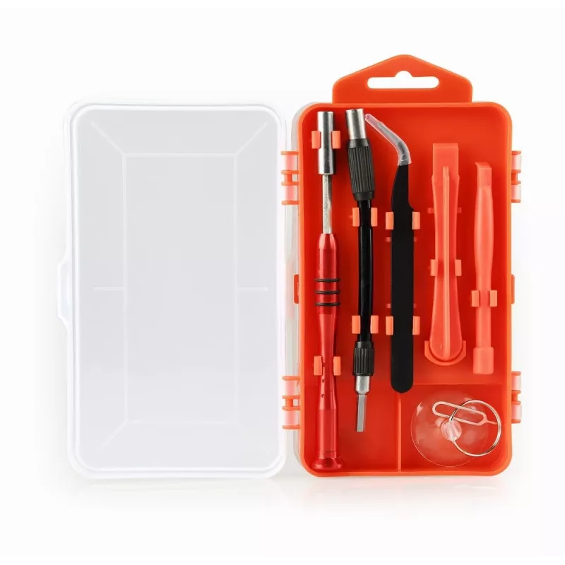 Manual screwdriver set GEMBIRD TK-SD-07 — 90-piece combination screwdrivers and bits, magnetic tips, red carrying case