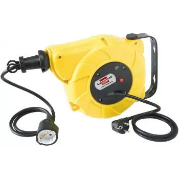 Power Extension Brennenstuhl 1241020300 9m 1 AC Outlet Indoor Black Yellow